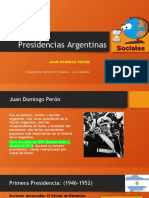 Presidencias Argentinas