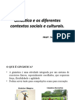 Modalidades Da Ginástica e Os Diferentes Contextos Sociais e Culturais