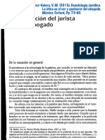 LECTURA 5. La Vocación Del Jurista y Del Abogado