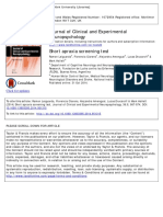 apraxia screening