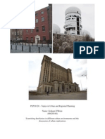 Planning - Urban Exploration and Dereliction