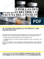 10 Razones para Vacunarte contra el COVID-19