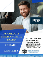 Módulo 3 - Psicología Clínica y de La Salud