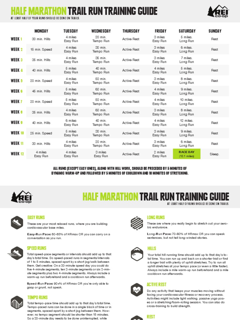 Half-Marathon-Trail-Running-Plan-Printable REI | Download Free PDF ...
