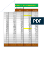 Reporte Tarjetas Enero 2023