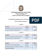 Fluxograma Doutorado Processos Criativos