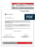 Acta de Entrega Grupo Mexico Cm-P201ose27822 Proctermicas Sa de CV