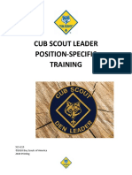 Cub Scout Leader Training Facilitator Guide