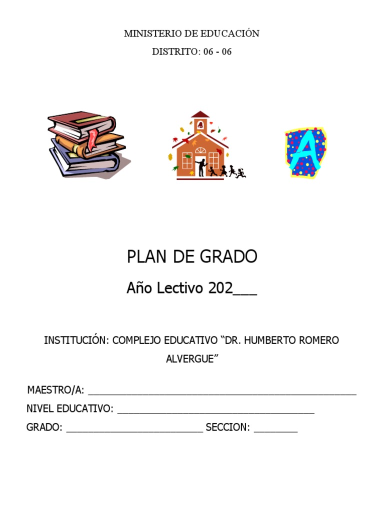Plan de Grado 2023 Romero Alvergue | PDF