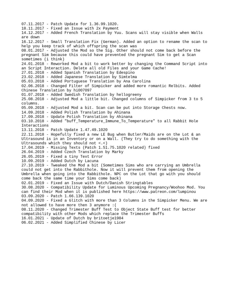 Update history pdf computing software development