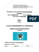 Plan de Acompañ. Aprendiente Orientac. Profesiograf. Bloque I