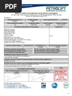 Tadano EX-500 Calibration Certificate