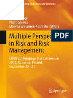 Multiple Perspectives in Risk and Risk Management: Philip Linsley Philip Shrives Monika Wieczorek-Kosmala Editors