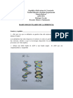 Cuestionario de Moleculares de La Herencia ANGEL GONZALEZ