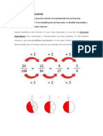 Simplificación de Fracciones