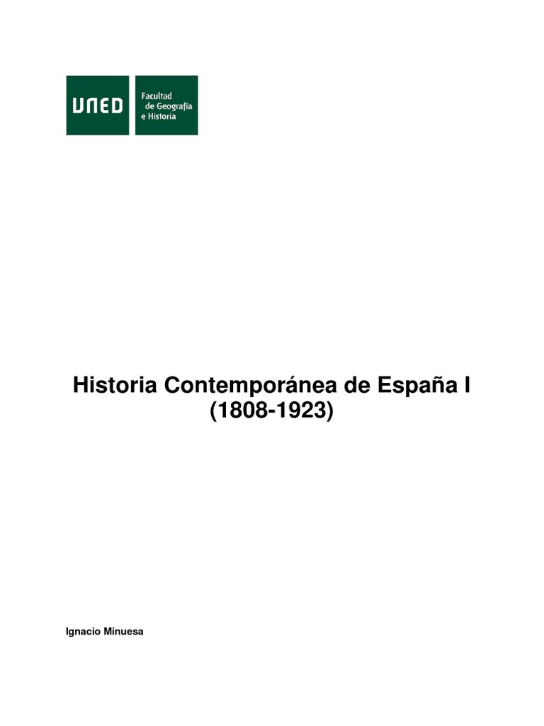 Historia Contempor nea de Espa a - 1