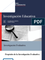 Sesión 05 - Investigación Evaluativa y Análisis Político