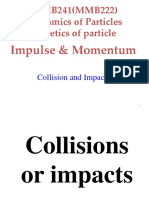 Kinetics of particles - Collisions - class