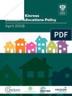 Perth and Kinross Common Allocations Policy Summary