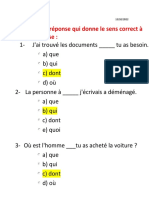 Exercices Pronom Relatif 2022 Jiog 13 10 22