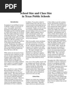 Download TEA School Size and Class Size in Texas Public Schools by David Stringfellow SN62780132 doc pdf