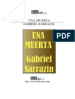 Una Muerta, Gabriel Zarrazin