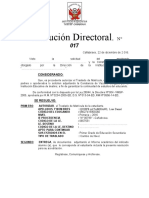 Resolución Directoral.: C On S Id E R and O