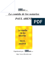 ARÈNE, Paul - La Comida de Los Notarios