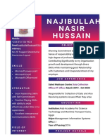 Najibullah Hussain's Resume