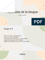 Grupo #4 - Funciones de La Lengua