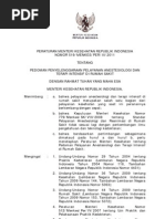 Download PMK No 519 Ttg Anestesiologi Dan Terapi Intensif Di RS by nanikha SN62780303 doc pdf