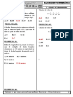 Examen Semanal 06 Semillero 2°sec R.M.