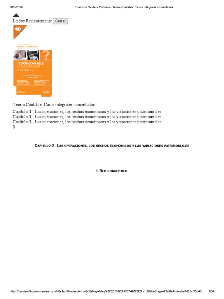 Capitulo 3 Teoría Contable Casos Integrales Comentados 1 Pdf