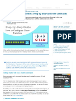 Cisco Switch Configuration Guide - Step-by-Step Commands & Free Tools