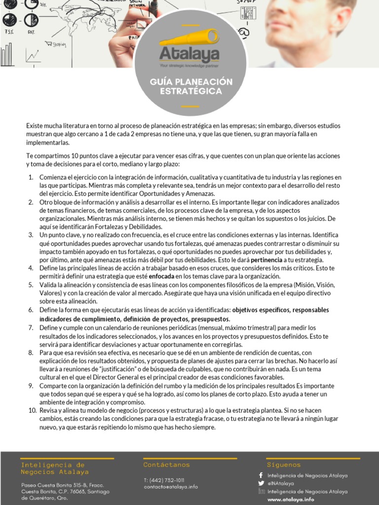 Claves para Planificación Estratégica | PDF | Planificación ...