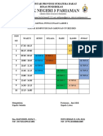 Jadwal Pemakaian Bengkel Refrigerasi