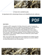 Importancia Del Bazar de La Caridad en Paris. Odontologia Forense.