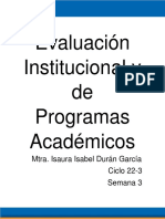 Durán, I. (2022) - Modelos de Evaluación de Programas Académicos. Parte II