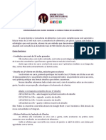 Cronograma Curso Domine A Consultoria de Alimentos