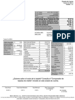 Tarjeta Oro BBVA Estado de Cuenta