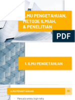 Ilmu Pengetahuan, Metode Ilmiah, Penelitian