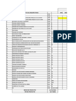 Cronograma de proyecto de arquitectura de 23 días