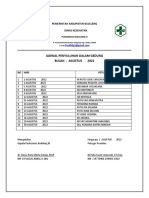 JADWAL PENYULUHAN PUSKESMAS BULELENG III