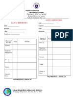 Eapp Reporting Template