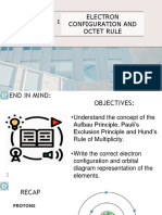 Lesson 1 Electron Configuration and Octet Rule