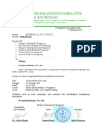 Surat Undangan Istighosah Baitul Mukmin