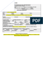 Verificación domiciliaria datos personales