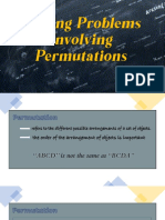 Solving Problems Involving Permutations