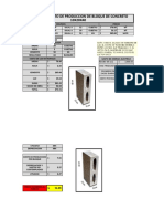 Analisis de Costo de Produccion de Bloque de Concreto 10X20X40