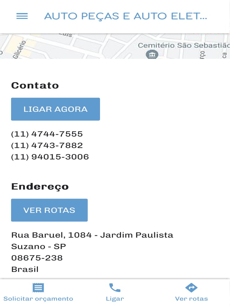 AUTO PEÇAS E AUTO ELÉTRICA STA. EDWIGES Loja de Autopeças Elétricas PDF